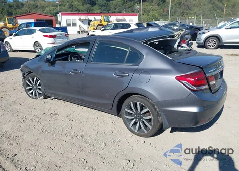 2015 Honda Civic Ex-L from USA, damaged, VIN 2HGFB2F9XFH507130